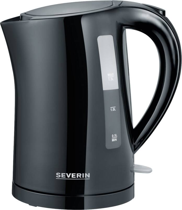 Severin Elektrischer Wasserkocher 1,5 L Schwarz 2200 W