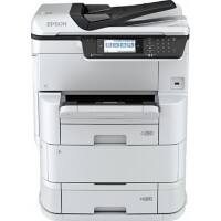 Epson WORKFORCE PRO WF-C878RDTWF Farb Tintenstrahl Multifunktionsdrucker DIN A3+ Schwarz, Weiß