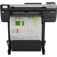 HP Designjet T830 Farb Tintenstrahl Multifunktionsdrucker DIN A1 Schwarz, Silber