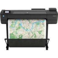 HP Designjet T370 Farb Tintenstrahl Großformatdrucker DIN A1 Schwarz