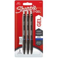 Sharpie einziehbarer Gelschreiber 0.7 mm Blau 3 Stück