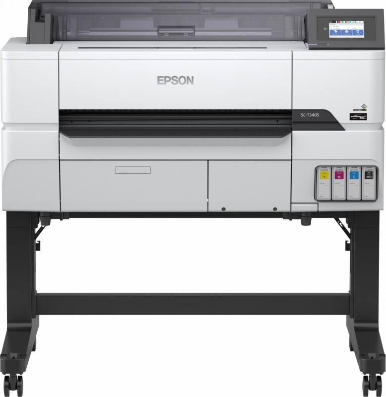 Epson SureColor SC-T3405 Farb Tintenstrahl Großformatdrucker DIN A1 Schwarz, Weiß