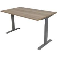 euroseats Tisch Natürliche Eiche Braun, Grau 1.200 x 800 x 840 mm