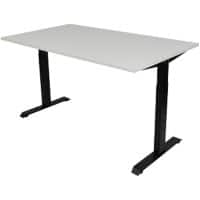 euroseats Tisch Schwarz, Weiß 1.600 x 800 x 840 mm