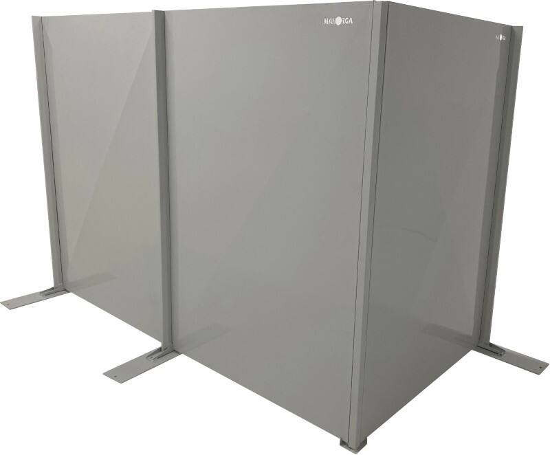 MANORGA Schutzscheibe Stahl 0,8 mm (T) x 1.500 mm (H)