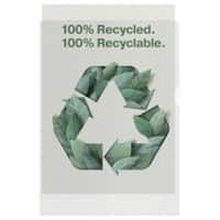 Esselte Klarsichthüllen 100% Recycelt DIN A4 Genarbt Transparent 100 Mikron Polypropylen 627496 100 Stück