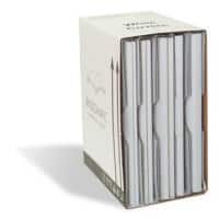 Bindomatic Aquarelle Einbanddeckel DIN A4 Papier 1,5 mm Weiß Pack 200 Stück