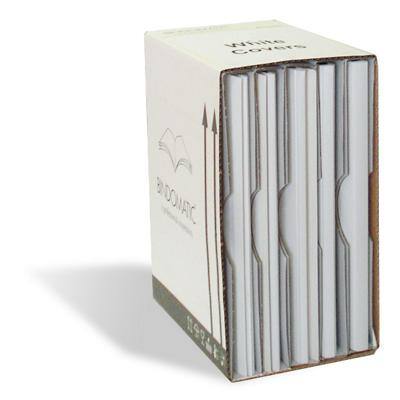 Bindomatic Einbanddeckel Aquarelle Papier 1,5 mm Weiß Pack 200 Stück