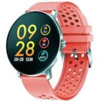 DENVER SW-171 Smartwatch Silber Gehäusefarbe 4.4 x 1.2 x 25 mm Gehäusegröße Rosa Armbandfarbe