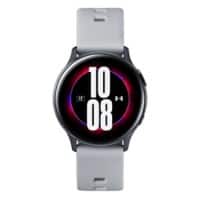 SAMSUNG Galaxy Watch Active2 Under Armour Smartwatch Schwarz Gehäusefarbe 40 x 40 x 10.9 mm Gehäusegröße Grau Armbandfarbe