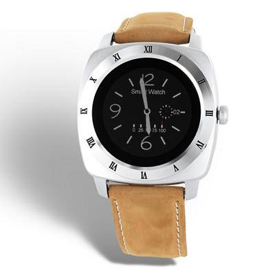 XLYNE Nara XW Pro Smartwatch Silber Gehäusefarbe 45 x 45 x 13 mm Gehäusegröße Beige Armbandfarbe