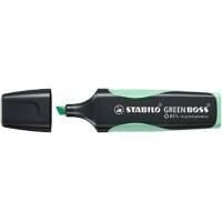 STABILO GREEN BOSS Textmarker Minzgrün Recycelt 83% Breit Keilspitze 2-5 mm