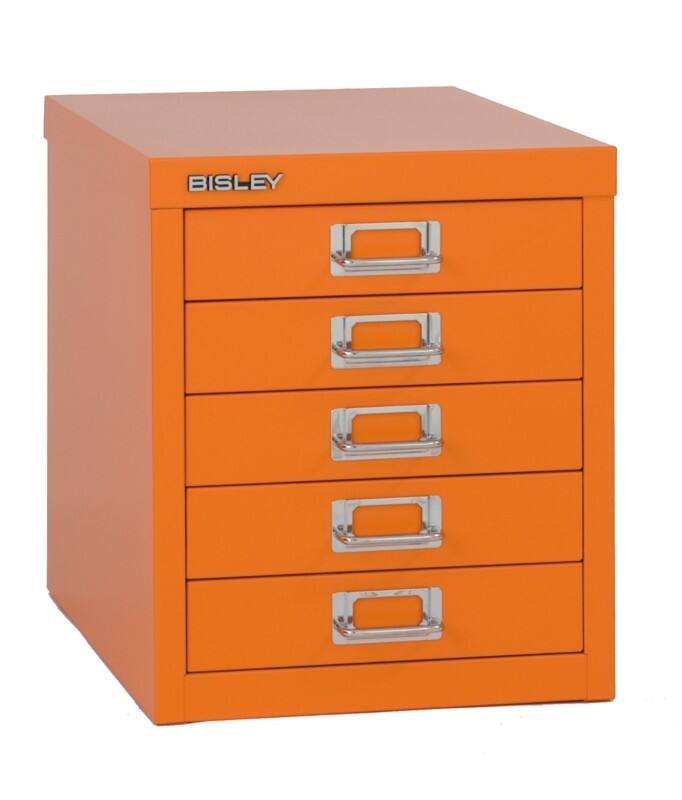 Bisley Schubladenschrank 5 Schübe 279 x 380 x 325 mm