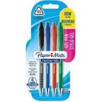 Papermate FlexGrip Ultra Tintenroller Mittel Farbig sortiert 4 Stück