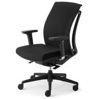 Mayer Sitzmöbel Drehstuhl myARTI CHAIR Schwarz Stoff Drehkreuz aus Kunststoff
