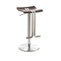 Mayer Sitzmöbel Bar- und Tresenhocker myWAVE Wenge Chrom Holz Säulenfuß