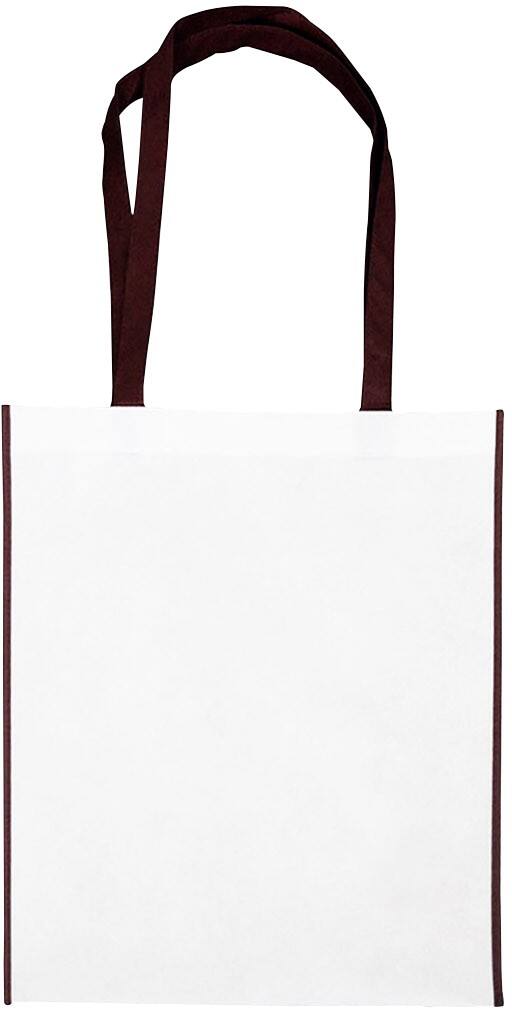 Einkaufstasche Paka Side Trim Schwarz, Weiß 420 x 380 mm Packung mit 50 Stück