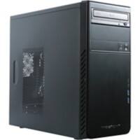 INNOVATION PC Desktop PC Intel Core i3-10100 Dual-Core 8 GB RAM 256 GB SSD Schwarz