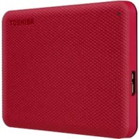 Toshiba 2 TB Festplatte Tragbar extern Canvio Advance USB 3.2 Gen 1 Rot