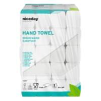 Niceday Professional Falthandtücher V-falz Weiß 2-lagig 1165074 20 Stück à 200 Blatt