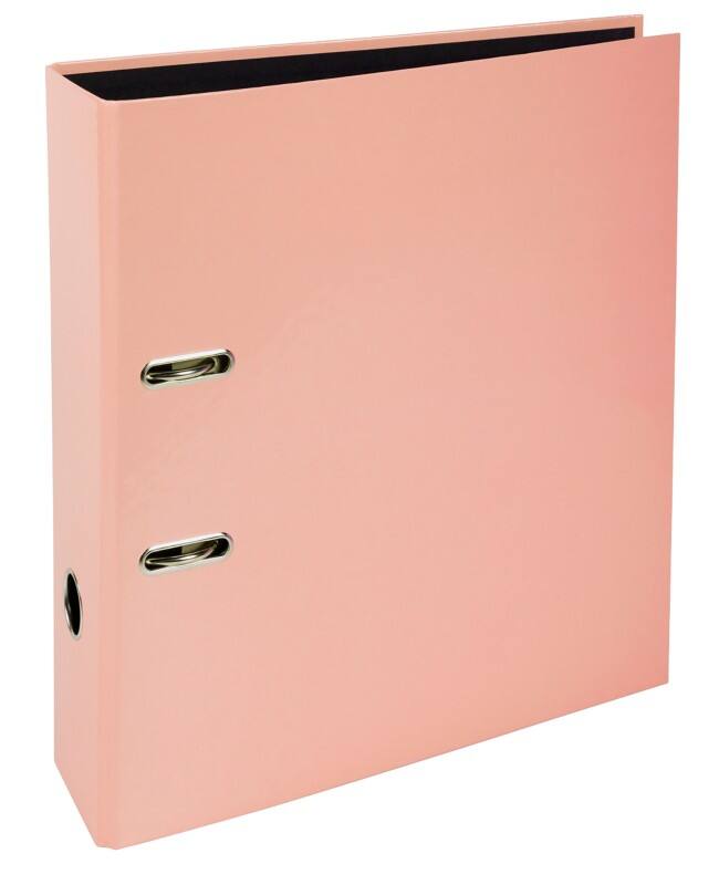 Exacompta Aquarel Prem Touch Breit Ordner DIN A4 80 mm Koralle 2 Ringe 53567E Pappkarton Hochformat  10 Stück