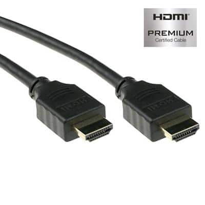 ACT 0.5 M HDMI High Speed Ethernet Premium Certified Kabel HDMI-A Stecker - HDMI-A Stecker