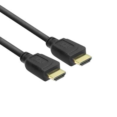 ACT HDMI Male HDMI-Kabel HDMI Male AK3944 Schwarz 2 m