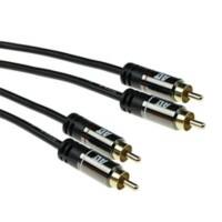 ACT 3 M Hochwertiges Audioverbindungskabel 2X Rca Stecker - 2X Rcamale