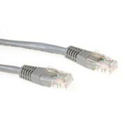 ACT RJ45 (8P8C) Male U/UTP CAT6 Patchkabel IB8000 Grau 0.5 m