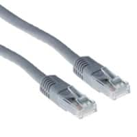 ACT Grau 2 M U/UTP Cat6 Patch-Kabel mit RJ45-Steckern