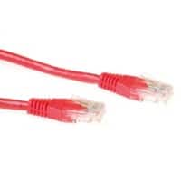 ACT Rot 0,5 M U/UTP Cat6 Patch-Kabel mit RJ45-Steckern