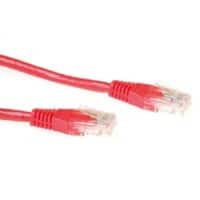 ACT RJ45 (8P8C) Male U/UTP CAT6 Patchkabel IB8500 Rot 0.5 m