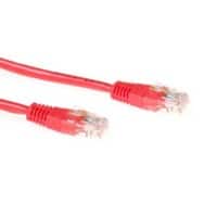 ACT Rot 1 M U/UTP Cat6 Patch-Kabel mit RJ45-Steckern