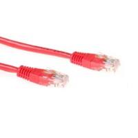 ACT RJ45 (8P8C) Male U/UTP CAT6 Patchkabel IB8502 Rot 2 m