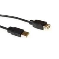 ACT USB 2.0 A männlich - USB A weiblich Schwarz 5 M