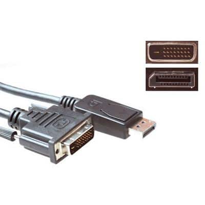 ACT Konvertierungskabel DisplayPort Männlich auf DVI Männlich 1,80 m AK3995