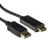 ACT Konvertierungsadapter DisplayPort auf HDMI AB3985 Schwarz DisplayPort Male HDMI Male 1,8  m Schwarz