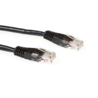 ACT RJ45 (8P8C) Male U/UTP CAT6 Patchkabel IB8910 Schwarz 10 m