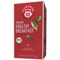 TEEKANNE Bio English Breakfast Tee Packung mit 20 Stück