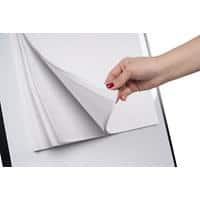 Bi Office Flipchart-Papier Euro Blanko mit 20 Blatt 55 g/m² 950 x 650 mm