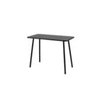 Paperflow Homeoffice-Schreibtisch Rechteckig Melamin Schwarz 1140 x 600 x 750 mm