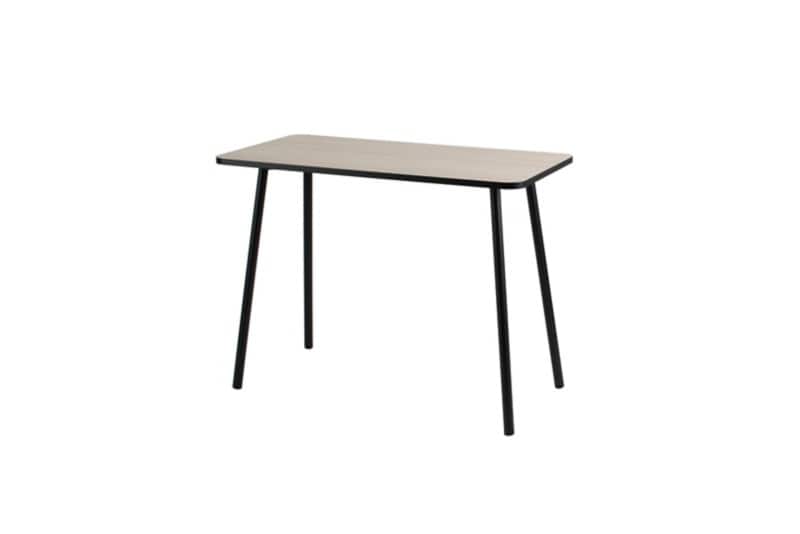 Paperflow Homeoffice-Schreibtisch Rechteckig Eiche 4 Metallfüße 1.140 (B) x 600 (T) x 750 (H) mm Melamin  