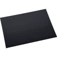 Helit Schreibunterlage The Flat Mat Leder Schwarz 70 x 50 cm