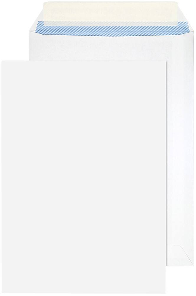 Purely Everyday Briefumschläge C5 Peel and Seal 162 x 229 mm unbedruckt 100 g/m² Weiß 50 Stück