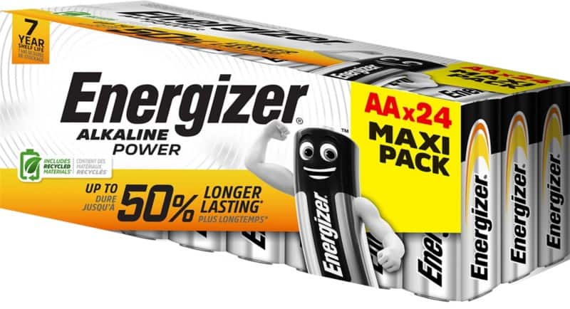 Energizer Batterien Alkaline Power AA LR6 2700 mAh Alkali 1.5 V 24 24 Stück