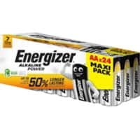 Energizer AA Alkali-Batterien Power LR6 1.5V 24 Stück