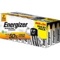 Energizer AAA Alkali-Batterien Power LR03 1,5 V 24 Stück