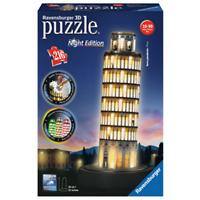 RAVENSBURGER Schiefer Turm von Pisa bei Nacht 12515 - leuchtet im Dunkeln 12515 3D Puzzle Deutsch