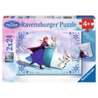 RAVENSBURGER Anna, Elsa, Olaf Disney's Frozen II Frozen, Schwestern für immer 9115 Puzzle Deutsch