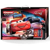 CARRERA Lightning McQueen, Jackson Storm Go!!! Disney Pixar Cars - Neon Nächte 62477 Spielzeugauto-Set